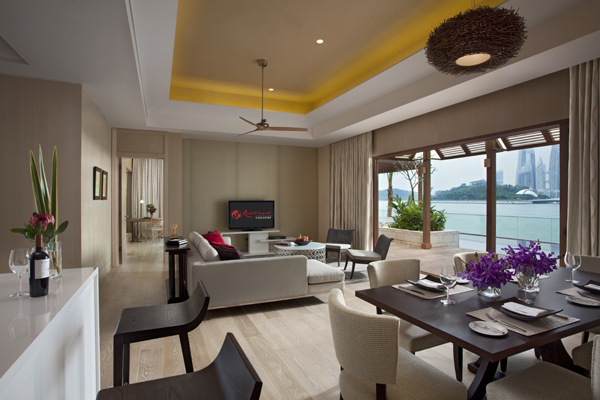 Two-bedroom beach villa at Resorts World Sentosa Two-bedroom beach villa at Resorts World Sentosa