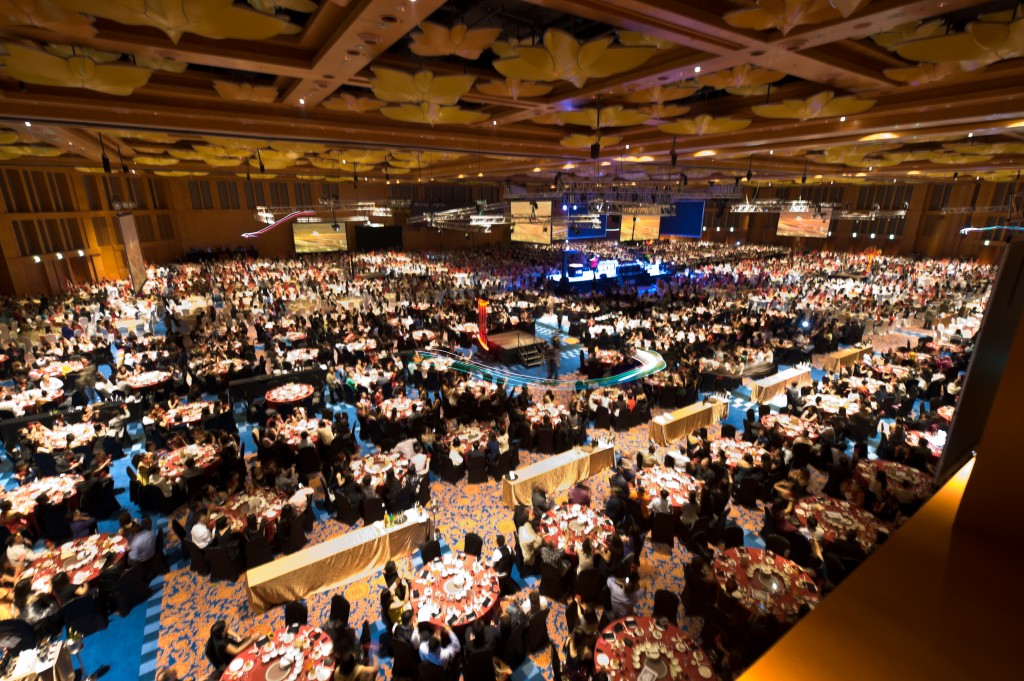 Banquet in Compass Ballroom, Resorts World Sentosa.