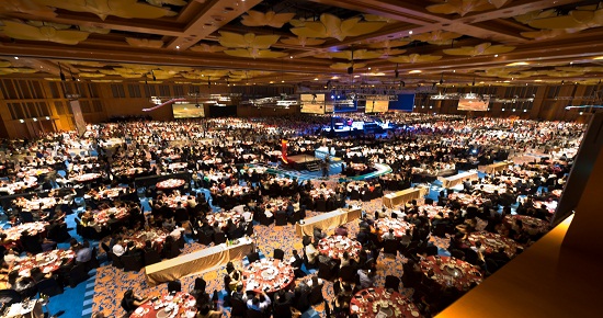 Banquet at Compass Ballroom, Resorts World Sentosa.