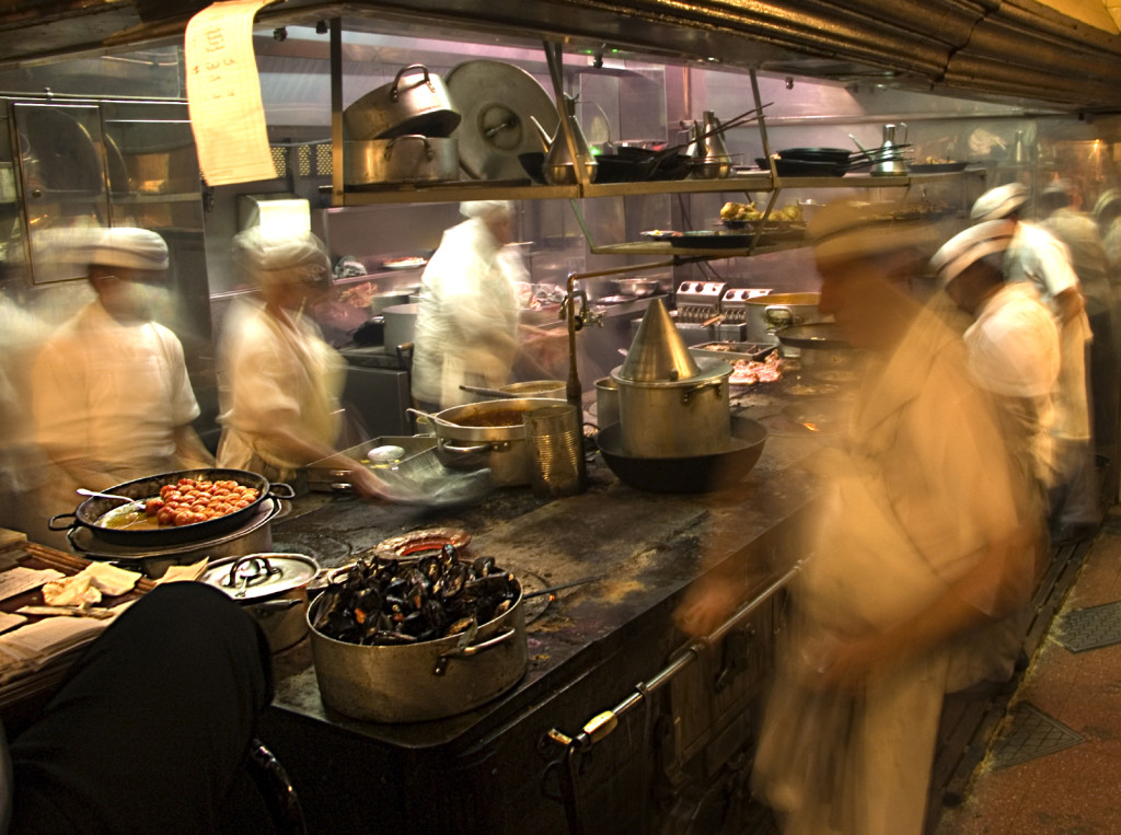 Scratch that. The best seats are in the kitchen.