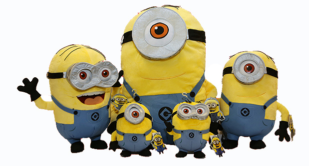 The Minions from DESPICABLE ME have landed