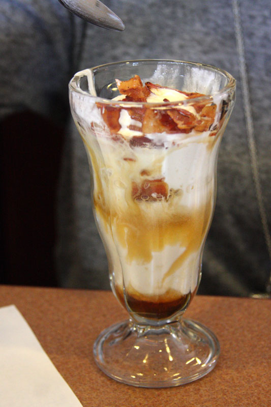 Bacon sundae