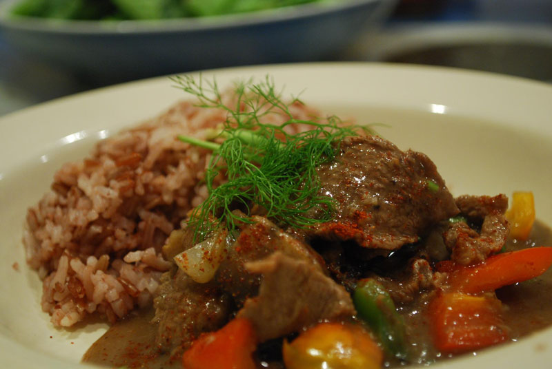 Beef Stroganoff