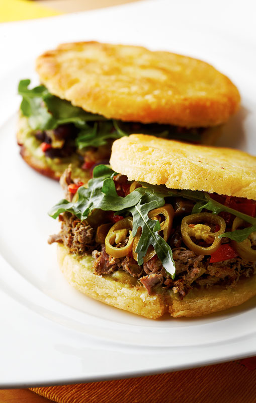 Arepas Venezolanas: Venezuelan Sandwiches
