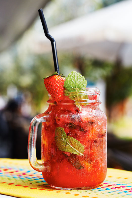 Strawberry Mojito at PISCO