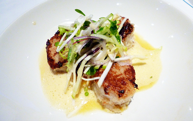 Seared Scallop at Ocean Restaurant by Cat Cora