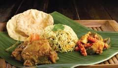 Roti Canai and Nasi Briyani at Malaysia Food Street