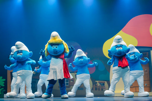 dancing smurfette