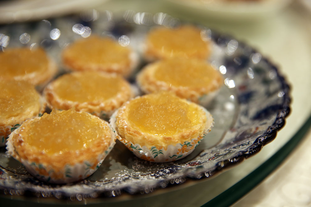 Baked Egg Tart served with Bird’s Nest