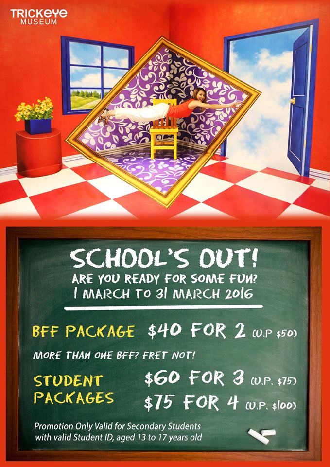 Trick Eye Museum Singapore promotion