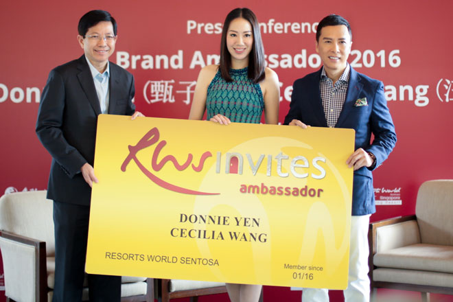 Proud to welcome Donnie Yen – accomplished movie star, action director, and most recently, RWS Brand Ambassador – and his wife Cecilia as honorary RWS Invites members