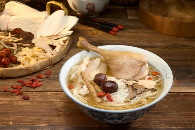 Herbal Duck Mee Sua at Malaysian Food Street