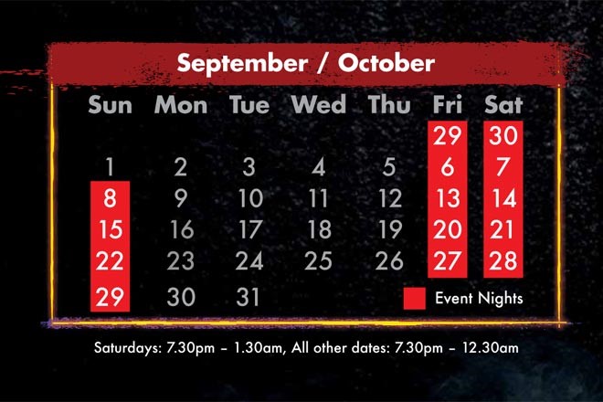 Dates for HHN7