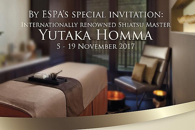 ESPA Shiatsu Master Yutaka Homma